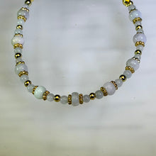 Load image into Gallery viewer, White Green Jade Adjustable Bracelet 白色淡绿色翡翠可调节手链