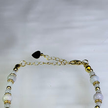 Load image into Gallery viewer, White Green Jade Adjustable Bracelet 白色淡绿色翡翠可调节手链