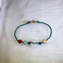 Load image into Gallery viewer, Multi-Treasure Jade Carnelian Hand-woven Bracelet 多宝翡翠南红手编手链