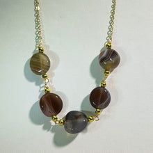 Load image into Gallery viewer, Botswana Agate Necklace 波斯湾玛瑙项链