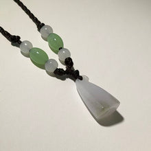 Load image into Gallery viewer, White Jade Lotus Pod Necklace 白翡翠莲蓬项链