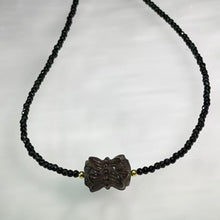 Load image into Gallery viewer, Smoky Quartz Black Spinel Necklace 茶晶黑尖晶石项链