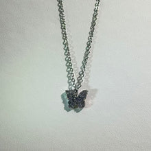 Load image into Gallery viewer, Tanzanite Butterfly Necklace 坦桑石蝴蝶项链