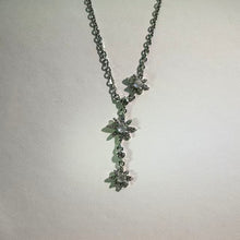Load image into Gallery viewer, Moonstone Flower Necklace 月光石花朵项链