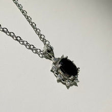 Load image into Gallery viewer, Smoky Quartz Halo Necklace 茶晶光环项链