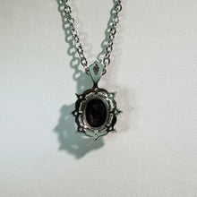 Load image into Gallery viewer, Smoky Quartz Halo Necklace 茶晶光环项链