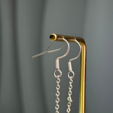 Load image into Gallery viewer, Rose Quartz Star Drop Earrings 粉水晶星星耳坠