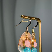 Load image into Gallery viewer, Chalcedony Harmony Drop Earrings 玉髓和谐耳坠