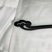 Load image into Gallery viewer, Ebony Ruyi Lucky Cloud Hair Stick 黑檀木祥云如意发簪
