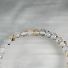 Load image into Gallery viewer, Landscape Agate Red Hematoid Quartz Beaded Bracelet 风景玛瑙红胶花水晶手串
