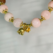 Load image into Gallery viewer, Morganite Sandalwood Beaded Bracelet 摩根石山檀木手串