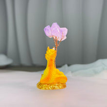 Load image into Gallery viewer, Amethyst Tree Dragon Figurine 紫水晶树龙摆件