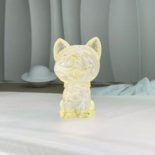 Load image into Gallery viewer, Opalite Resin Puppy Figurine 蛋白石滴胶小狗摆件
