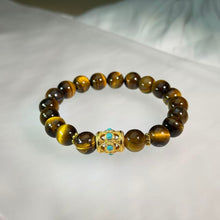 Load image into Gallery viewer, Tiger's Eye Beaded Bracelet 黄虎眼石圆珠手串