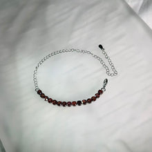 Load image into Gallery viewer, Red Almandine Garnet Bracelet 酒红石榴石手链