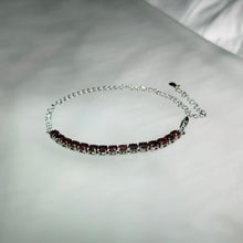 Load image into Gallery viewer, Red Almandine Garnet Bracelet 酒红石榴石手链