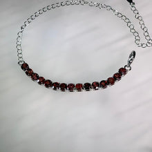 Load image into Gallery viewer, Red Almandine Garnet Bracelet 酒红石榴石手链