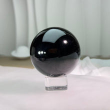 Load image into Gallery viewer, Black Obsidian Sphere 黑曜石球摆件