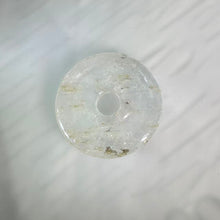Load image into Gallery viewer, Clear Quartz Lucky Buckle 白水晶平安扣