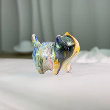 Load image into Gallery viewer, Lacquer Cypress Cat Figurine 大漆桧木猫摆件