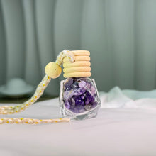 Load image into Gallery viewer, Amethyst Hanging Wishing Bottle 紫水晶悬挂式许愿瓶