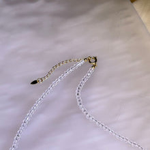 Load image into Gallery viewer, Rose Quartz Clear Quartz Harmony Necklace 粉水晶白水晶和谐项链
