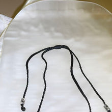 Load image into Gallery viewer, Fluorite Freeform Woven Cord Necklace 萤石随形编织绳项链