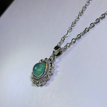 Load image into Gallery viewer, Amazonite Sunburst Necklace 天河石向日葵项链