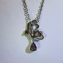 Load image into Gallery viewer, Amethyst Butterfly Wing Necklace 紫水晶蝴蝶翅膀项链