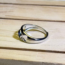 Load image into Gallery viewer, Blue Sapphire Starry Night Ring 蓝色蓝宝石星空戒指