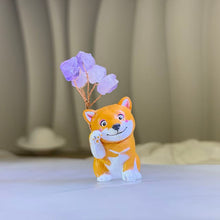 Load image into Gallery viewer, Amethyst Crystal Money Tree Dog Figurine 紫水晶发财树小狗摆件