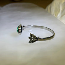 Load image into Gallery viewer, Malachite Vintage Style Open Bangle 孔雀石复古活口手镯