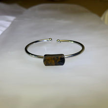 Load image into Gallery viewer, Pietersite Rectangular Open Bangle 彼得石方形活口手镯