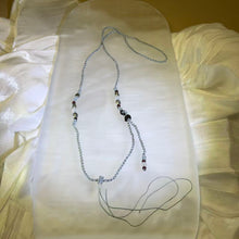 Load image into Gallery viewer, White Agate Sandalwood Zen Necklace 白玛瑙紫檀木禅意编织项链
