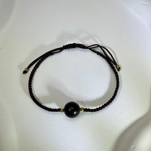 将图片加载到图库查看器，Black Sugilite Bracelet 黑色舒俱来手编手链
