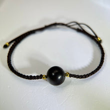 将图片加载到图库查看器，Black Sugilite Bracelet 黑色舒俱来手编手链
