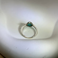 Load image into Gallery viewer, 925 Silver Blue Turquoise Adjustable Ring 蓝色松石银镶嵌活口戒指
