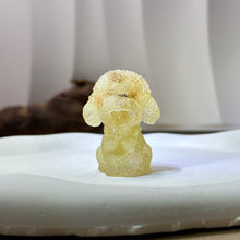 Load image into Gallery viewer, Moonstone Resin Poodle Dog 冰长石月光石滴胶贵宾犬
