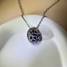 将图片加载到图库查看器，Amethyst Pendant 紫水晶镶嵌吊坠
