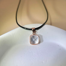 将图片加载到图库查看器，Rose Quartz Pendant Necklace 粉水晶吊坠项链
