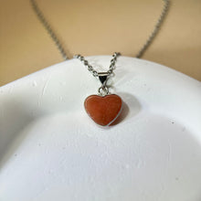 将图片加载到图库查看器，Rhodochrosite Love Heart Pendant 红纹石爱心吊坠
