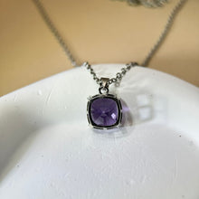 Load image into Gallery viewer, Amethyst Pendant 紫水晶镶嵌吊坠
