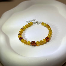 将图片加载到图库查看器，Amber Beads Bracelet 蜜蜡血珀琥珀珠链手链
