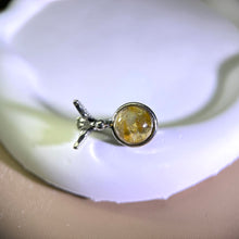 将图片加载到图库查看器，Citrine Bird Adjustable Ring 黄水晶镶嵌飞鸟活口戒指
