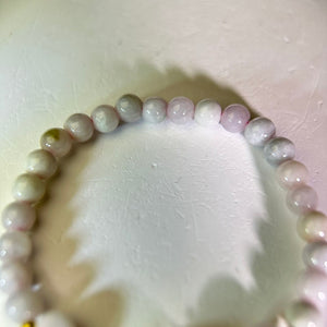 Purple Jade Lucky Buckle Beads Bracelet 糯种紫翡翡翠平安扣手串