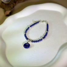 Load image into Gallery viewer, Lapis Lazuli Lucky Buckle Beads Bracelet 青金石平安扣珠链手链
