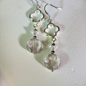 925 Silver Amethyst Earrings 紫水晶银耳钩