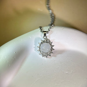 Moonstone Pendant 冰长石月光石镶嵌吊坠