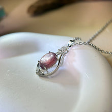 Load image into Gallery viewer, Purple Lepidolite Pendant 紫锂云母镶嵌吊坠
