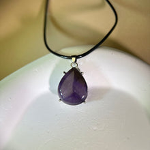 Load image into Gallery viewer, Amethyst Pendant Necklace 紫水晶吊坠项链
